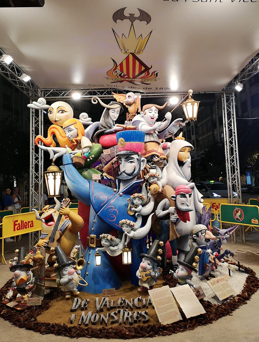FallaTioPep's tweet photo. 🚨🚨🚨Nostra falleta, De València i Monstres, dels artistes Ceballos & Sanabria, ha obtingut el 4t premi de la Secció Especial. I en el Casal Faller El Tio Pep estem desvanits!!🔥🔥🔥💥💥💥
#Falles2021 #fallessegures #Butoni #TioPep https://t.co/MOfRE2SKWY