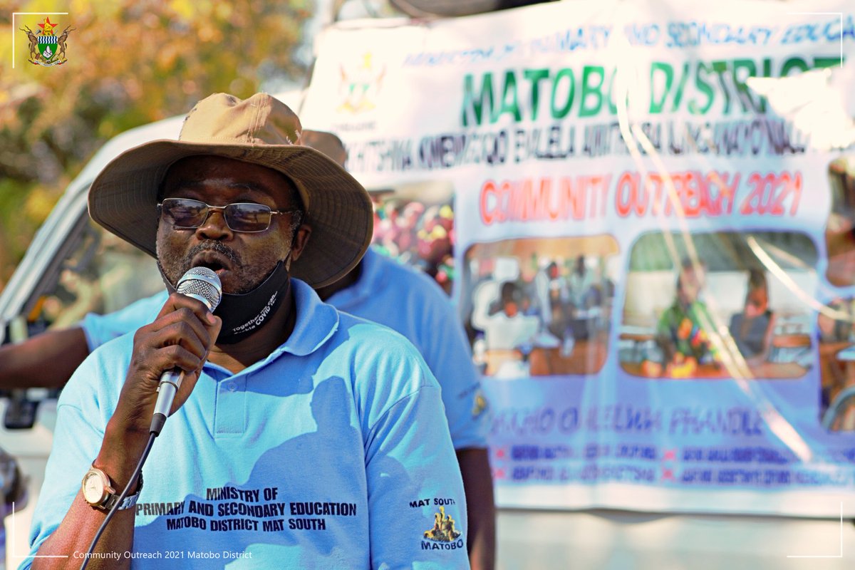 HOCICZW's tweet photo. [DAY 1] Community Outreach 2021 Matobo District.

We are #PROUD to partner the #MoPSE Matobo District in a 2-Day BACK2SCHOOL drive. The outreach promotes #COVID19 hygiene, going back to school &amp; awareness on the harms of illegal mining in Matobo.

#LeaveNoOneBehind https://t.co/dZ8B3O8aA5