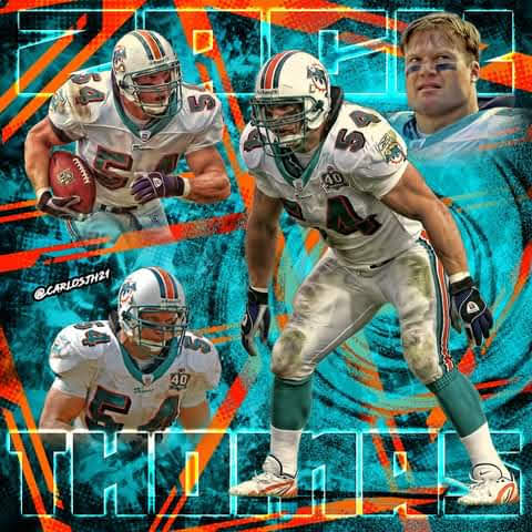 Happy Birthday to Dolphins legend, LB Zach Thomas!!    