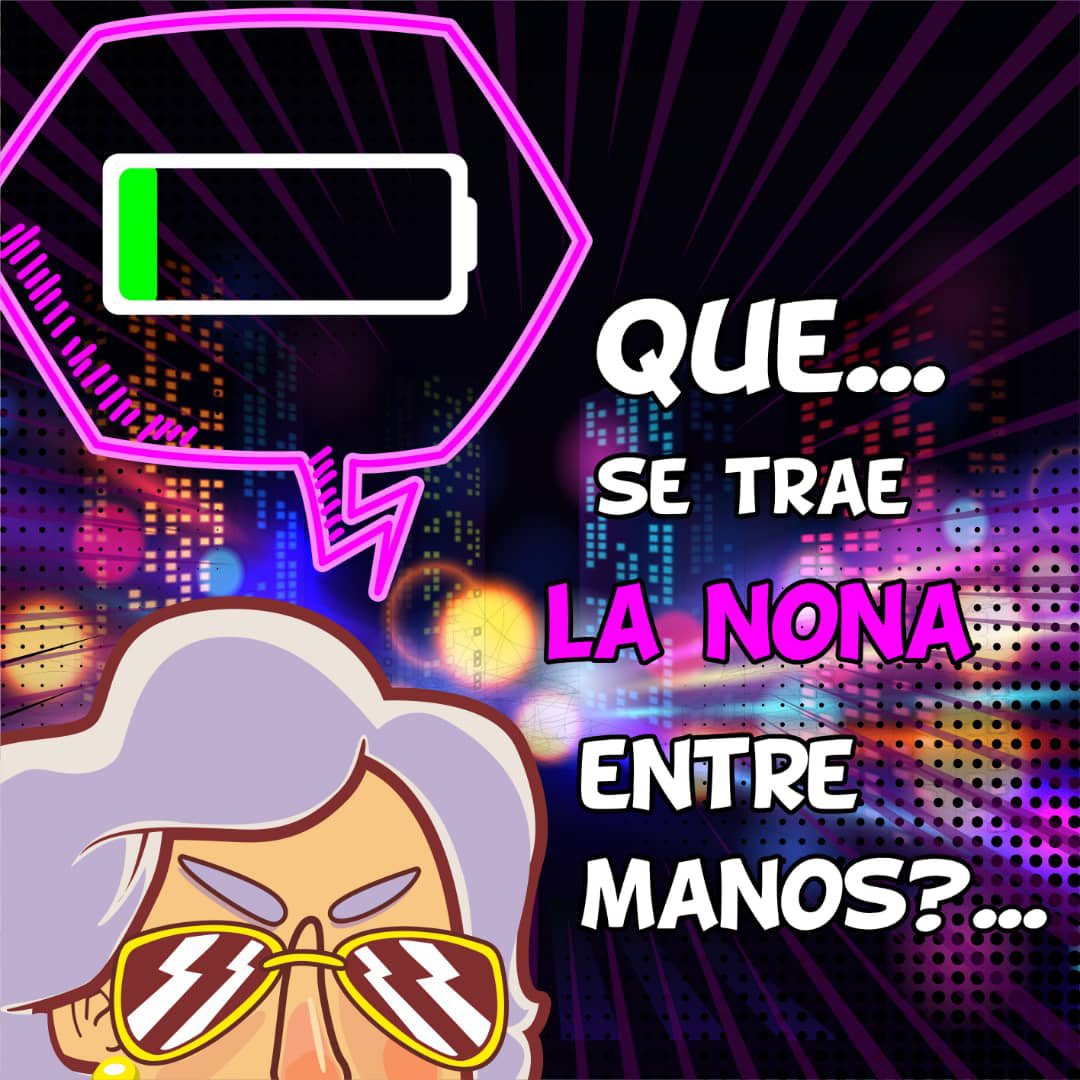 LaNonaPop's tweet photo. ¿𝐐𝐔𝐄 𝐒𝐄 𝐓𝐑𝐀𝐄 𝐋𝐀 𝐍𝐎𝐍𝐀 𝐄𝐍𝐓𝐑𝐄 𝐌𝐀𝐍𝐎𝐒?🤔😗

Algo está pasando… 😰 La sonrisa pícara de La Nona la delata… 🤔¿qué se está gestando? 👀💥.

¿Qué será esta vez? 😯🙄
Siempre con su teléfono y la powe banck en mano… 📱🤳🏻conectada 24/7… ⏳ https://t.co/T1bCkQSAHW