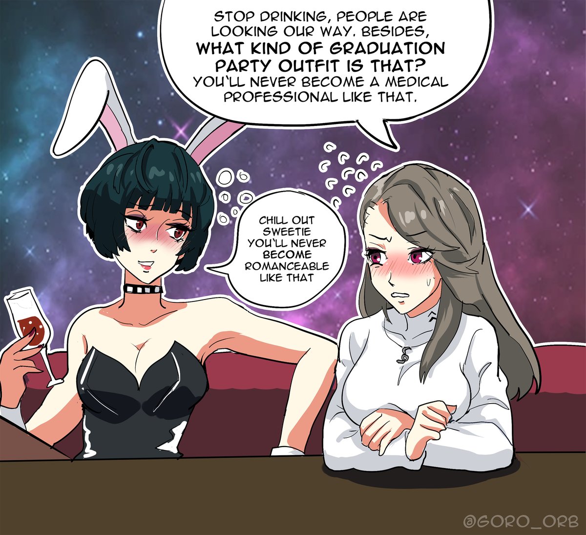 I missed bunny suit day... have this Bunny Tae Takemi & Sae... 