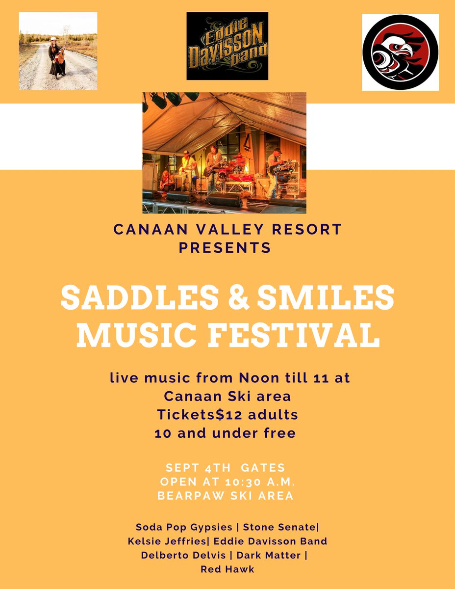 TuckerCounty_WV (@tuckercounty_wv) on Twitter photo Eleven hours of good times and live music at <a href="/CanaanResort/">Canaan Valley Resort</a> this Saturday, September 4th.
Live music Friday night also from 6pm - 9pm over at Quenchers Pub.
#gettuckered #almostheaven Eleven hours of good times and live music at <a href="/CanaanResort/">Canaan Valley Resort</a> this Saturday, September 4th.
Live music Friday night also from 6pm - 9pm over at Quenchers Pub.
#gettuckered #almostheaven