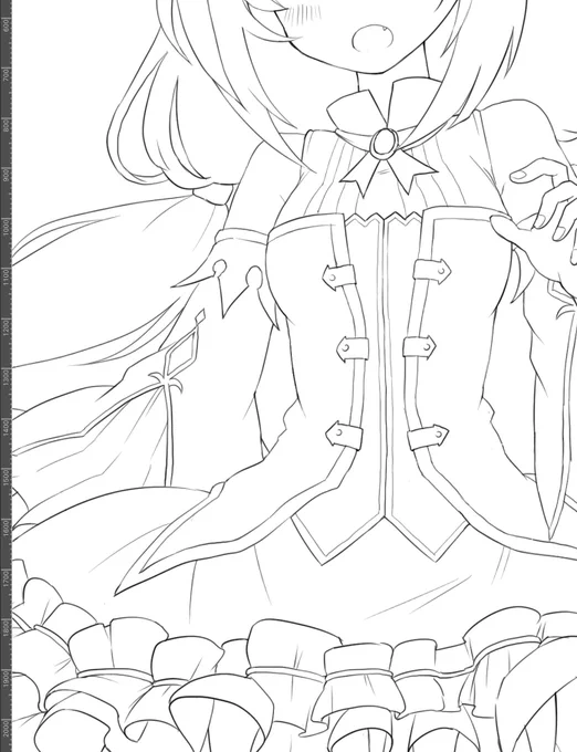 今日中に終わんなそ〜だけど描いてる 