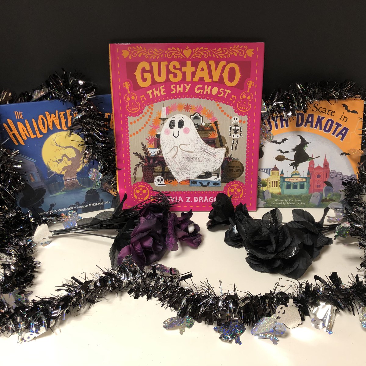 September 1st means we are officially into Spooky Season! And we have a brand new Purchase With Purchase that fits the theme perfectly. Get Gustavo the Shy Ghost for $9.99 with the purchase of any other kids book!