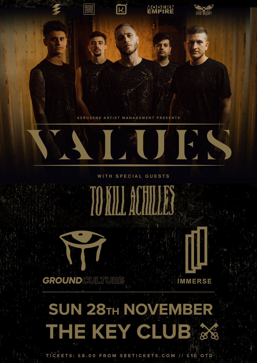 LEEDS! ⠀
⠀
Tickets are now available for our hometown show in November ⠀
⠀
Our last hometown show was sold out with Ice Nine Kills - let’s sell it out again! ⠀
⠀
Ticket link: bit.ly/valueskeyclub