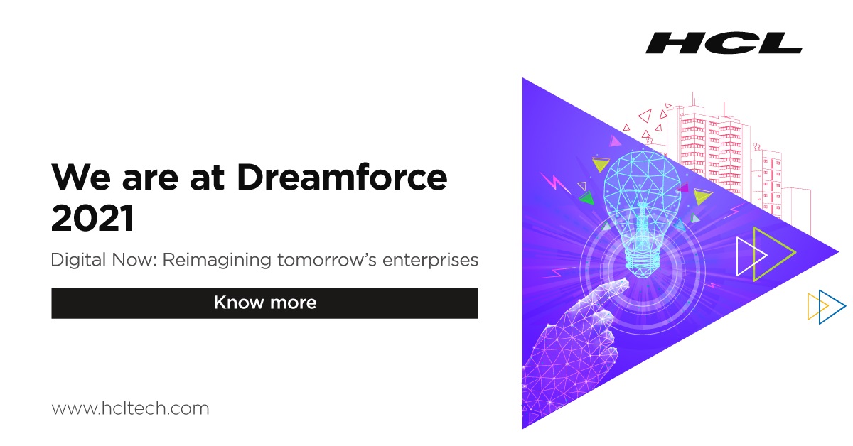 hcltech's tweet image. We're a Platinum sponsor at #Dreamforce2021. Visit booth 11 to meet our experts, participate in engaging conversations, and discover business solutions that can help you transform your business in sync with the digital economy. bit.ly/3mE5cLN #ScaleDigitalwithHCL #DF21