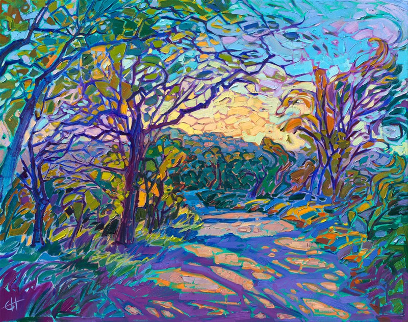 ErinHansonArt's tweet photo. Fresh off the Easel!
Crystalline Oaks
by Erin Hanson, 2021
24 x 30 in
A winding country road in Texas Hill Country is shadowed by willowy oak trees casting delicate patterns across the path.
https://t.co/qWzkTn0RZt
#ErinHanson #freshofftheeasel https://t.co/Hu8UNPIZY4