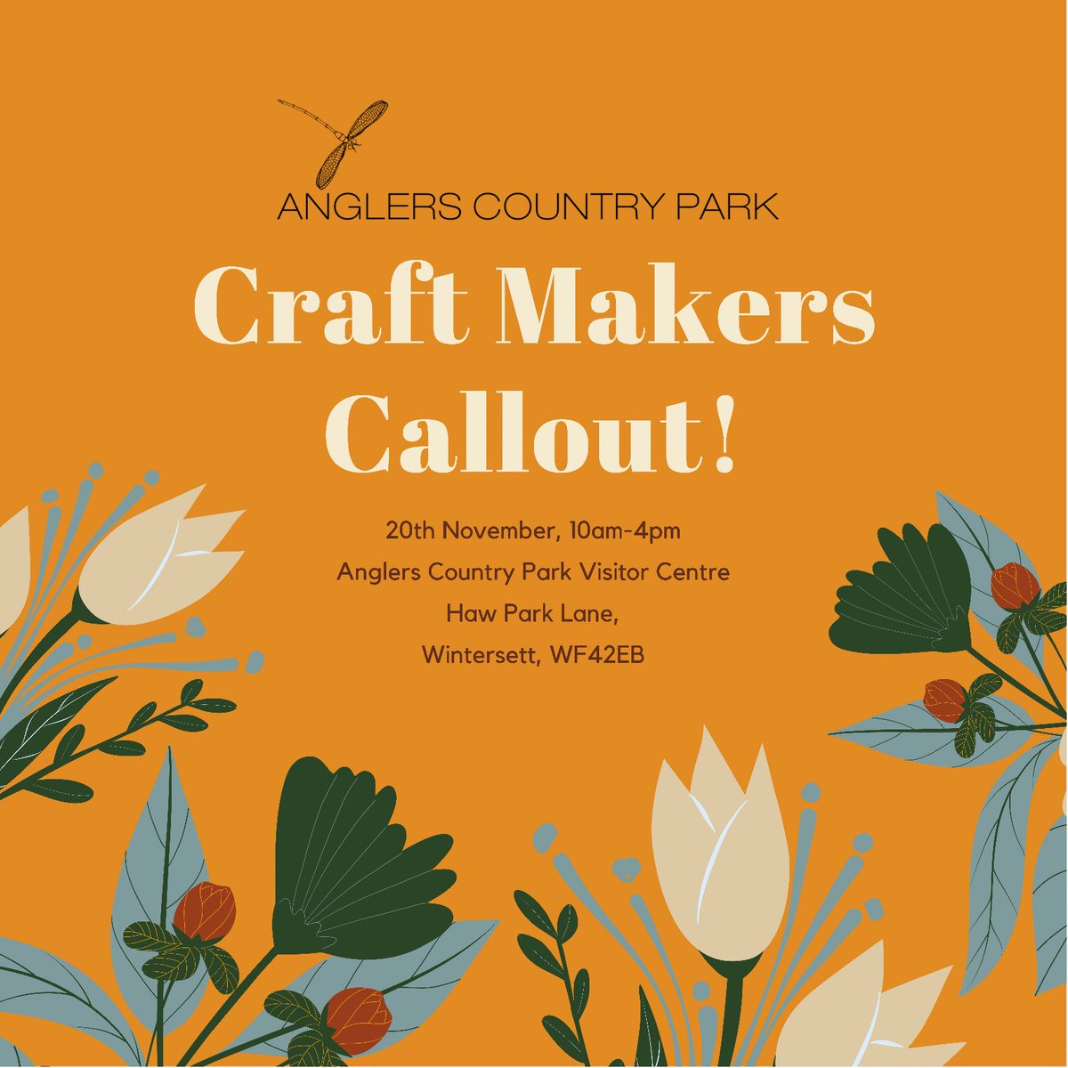 📢 Calling all Art, Craft and Gift Makers! 📢 

Anglers Country Park will be hosting a Christmas Craft Market and applications for stalls are now OPEN! 

Apply online by following this link forms.gle/PqknAdmMZFXCpH… or email anglerscp@wakefield.gov.uk for an application form.