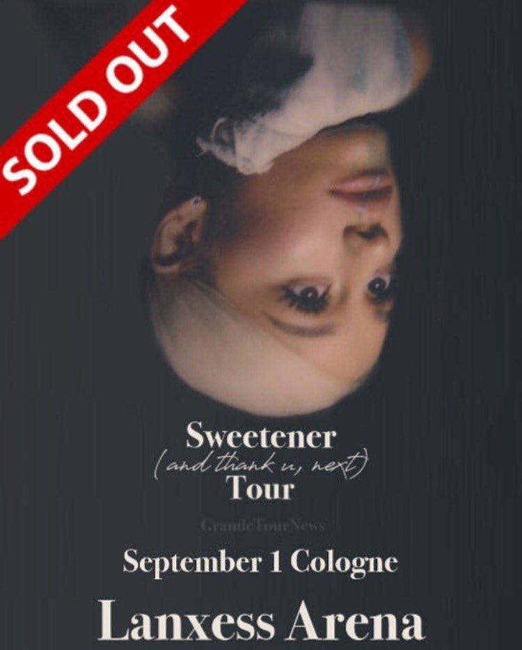 german_ariantor's tweet photo. omg, it's been already 2 years since @ArianaGrande was in Cologne, Germany again. happy 2 years of the #SWTCologne to everyone who went there! 😻🎤🎶🖤🙌🏻✨ #SWT #SweetenerTour #SweetenerWorldTour #Sweetener #ThankUNext https://t.co/GNfKxSQPy9