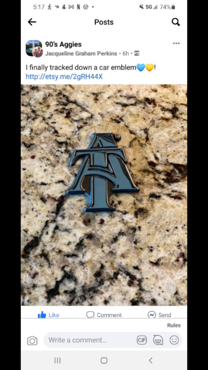 NCATemblem's tweet photo. Thank u @NCATalumni &amp; the 90s aggies FB group! We sold about a years worth of emblems in 2 days thx to this FB post! Now we'd like to get this sold in @ncat_bookstore @ncatcampusent DM us if u know how to get this chrome #ncat emblem in the bookstore. https://t.co/JVjXVN5EKT