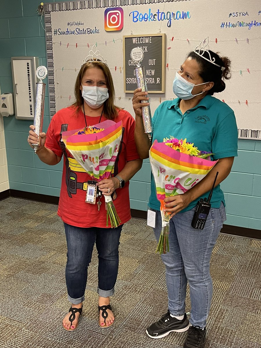Congratulations to our Teacher of the Year, Mrs. Jeneen Cuccinello and our Support Person of the Year, Custodian Belkis Escano! Very well deserved! #ocps <a href="/OCPSnews/">ocpsnews</a> <a href="/LWElementary/">Lake Whitney Elementary</a>