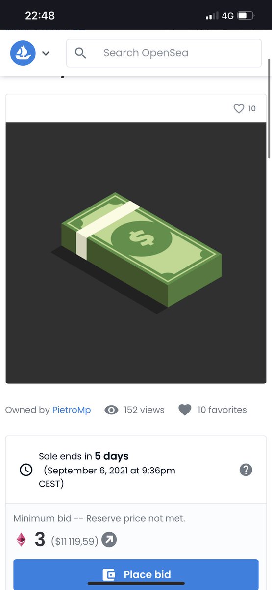 MadoniaPietro's tweet image. Just bought this picture of internet for 0.5 eth #nft #MoneyStack