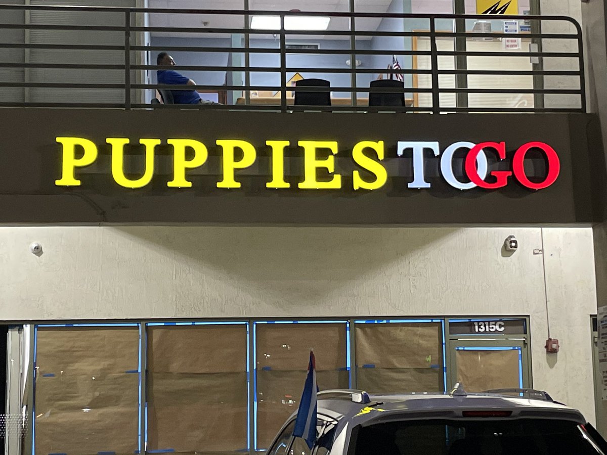 SignsAllSign's tweet image. Custom Channel Letters with Raceway for Puppies To Go  If you want to see more, follow us! signsallsigns.com #signletter #southflorida #sign #signs #signage #signages #channelletter #channelletters #channellettering #channelletterssignage #miami #signmiami #commercial