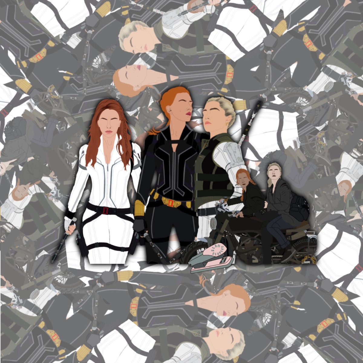 acerbicrenegade's tweet photo. || hi! I make stickers and I think I outdid myself with these 🙌😅

Black Widow Sticker Pack https://t.co/lRv63QBpoM https://t.co/7ijpHAiTfa