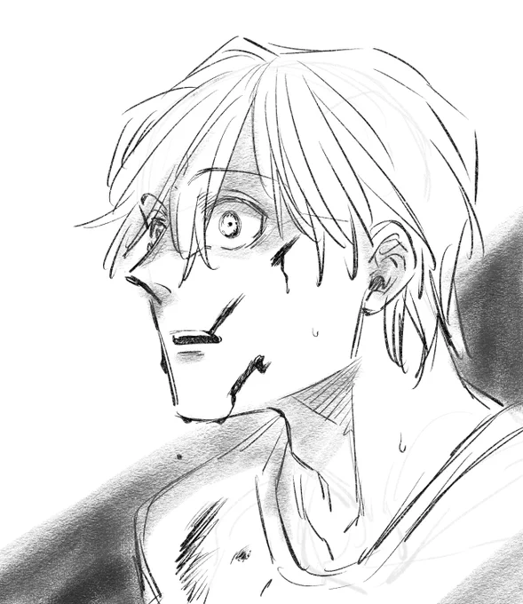 寝れなかったかららくがき。意外と描くの好きな表情たち 