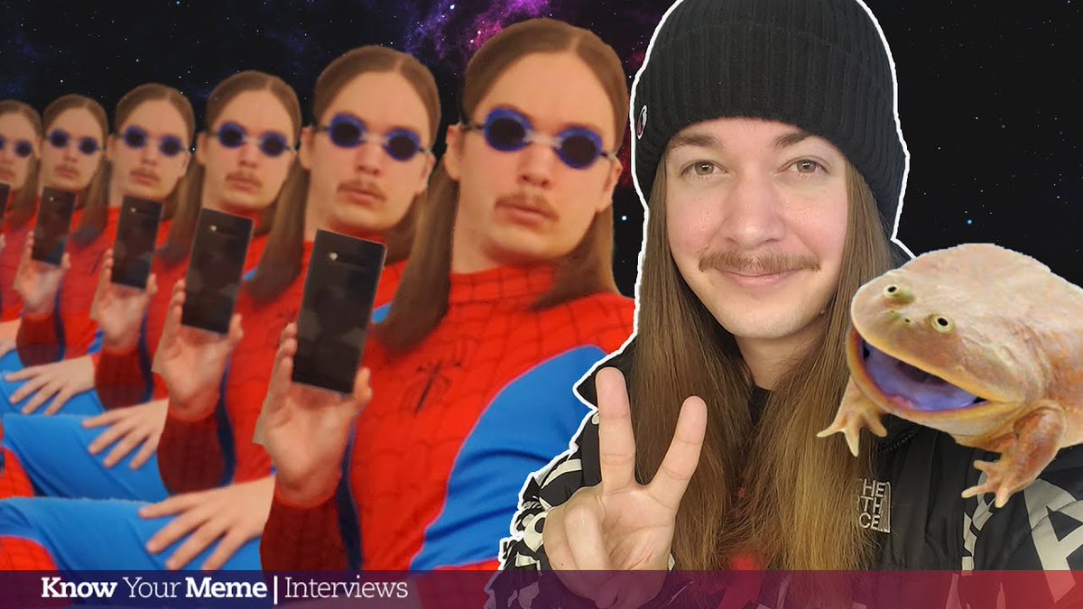 knowyourmeme's tweet image. We interviewed YouTuber, Twitch streamer and former Viner @JimmyHere to discuss his famous "It Is Wednesday My Dudes" Vine based on the meme of the same name. Dive into the full backstory behind it, as well as a little of everything else in our video here: youtu.be/yLLmQy4crYw