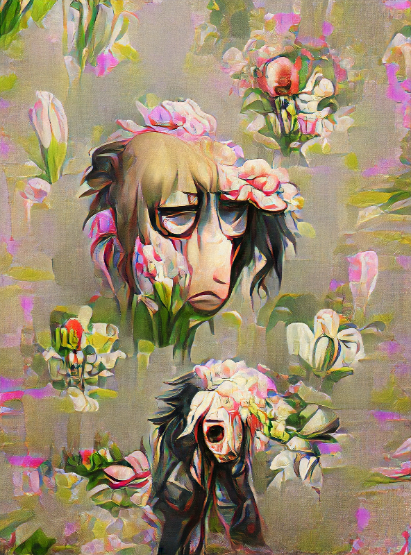 _sambk's tweet photo. "floral dispair" https://t.co/lYaGBgR2B3