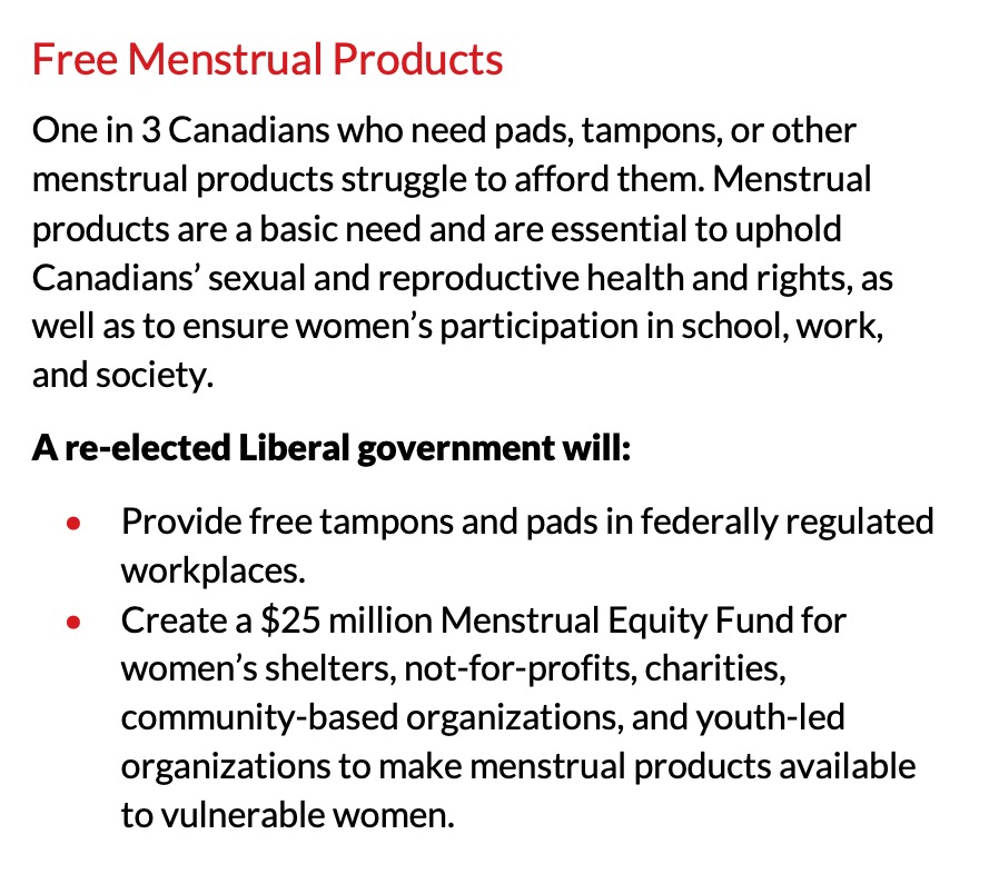 Period_Packs's tweet photo. So far in 2021 Period Packs has provided over 260,000 period products to the Ottawa community while working to ensure #menstrualequity gets on the Canadian political agenda

Today, as part of the Liberal Platform a $25M "menstrual equity fund" has been proposed 

Exciting times! https://t.co/J01W2nWNi0