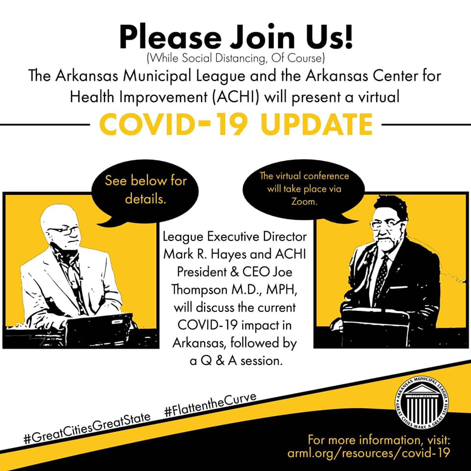 Please join us for another COVID-19 update Thursday with <a href="/ACHI_Net/">ACHI</a>. Login information will be available on the ListServ!