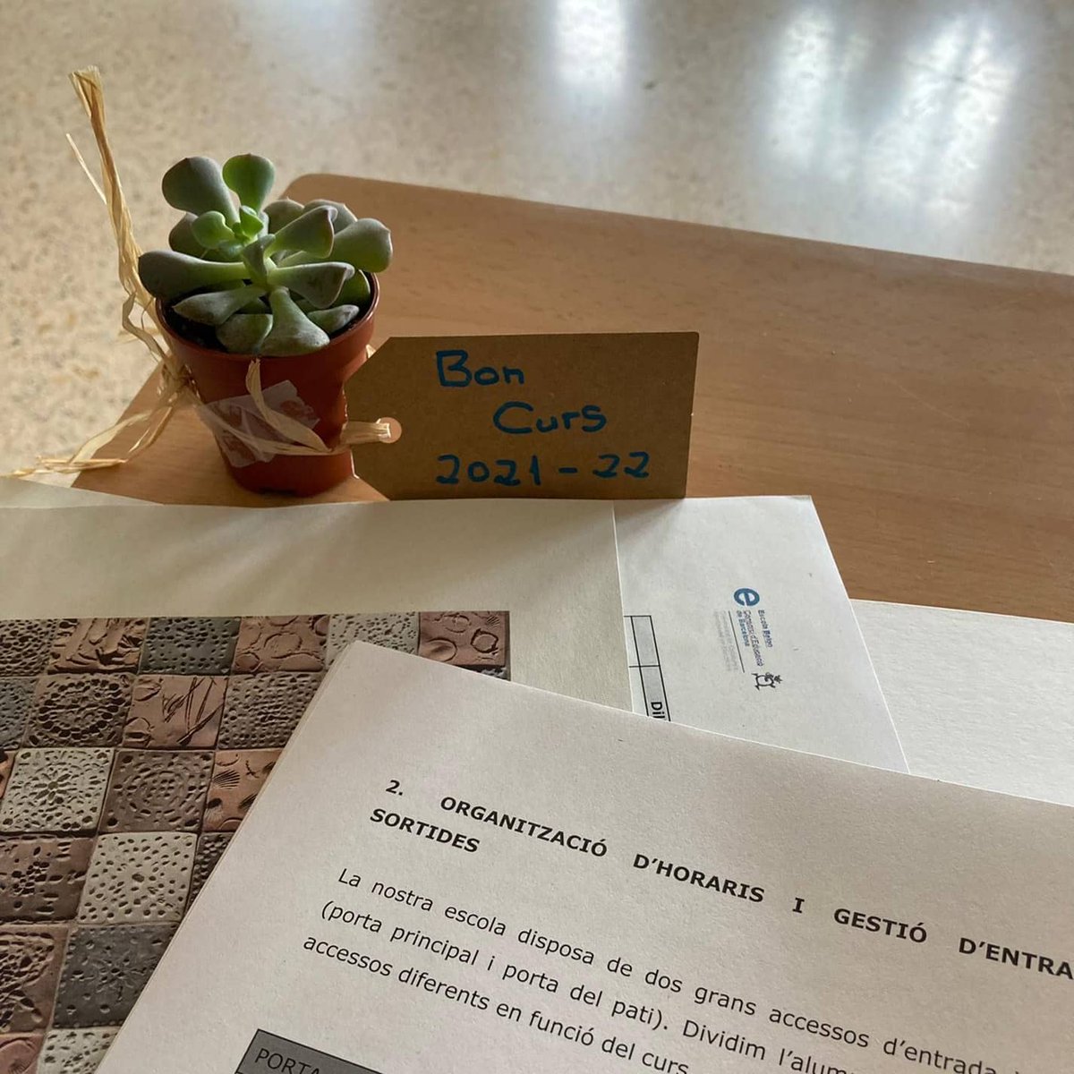 Comencem! L'equip docent ens posem en marxa per preparar el nou curs escolar.