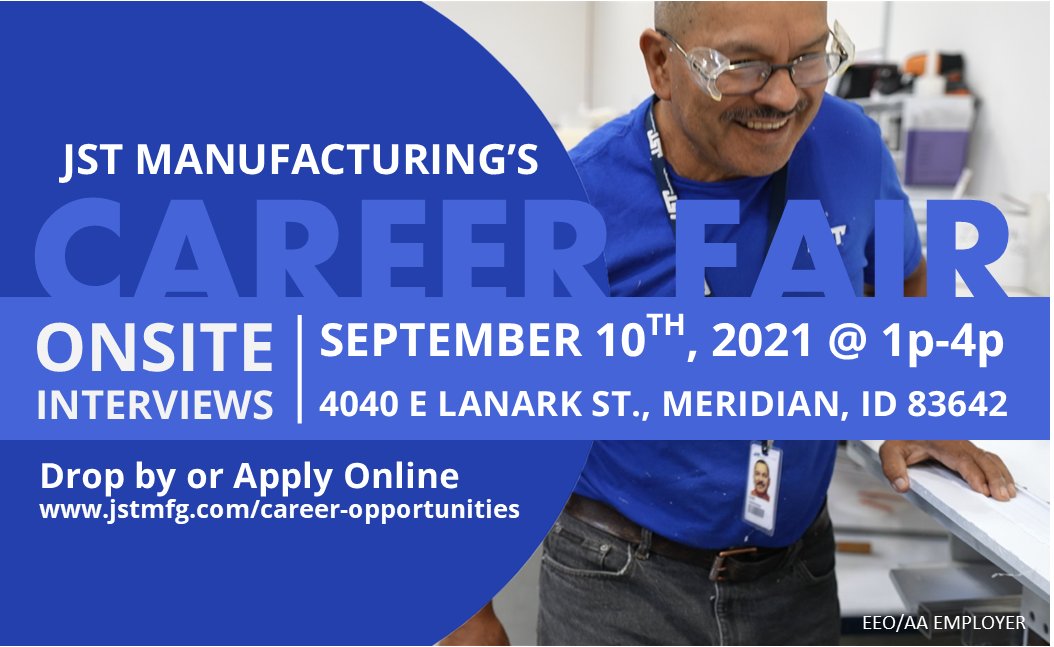Mark your calendars! Stop by their career fair for an opportunity to work along side of a great organization and even better company! 👏