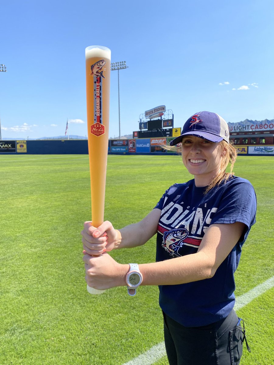 spokaneindians's tweet photo. The biggest #RedbandRally yet!
 
New to Avista Stadium starting today – pick up a Redband Rally Beer Bat presented by @NoLiBrewhouse.
 
Enjoy 26 oz. of your favorite No-Li premium beer in this souvenir Beer Bat for $20. Get yours only at the Redband Stand (first base side) #GoSpo https://t.co/FJBmUL8OGY