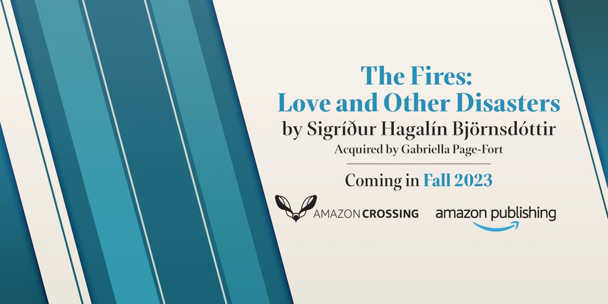 AmazonPub's tweet photo. In Sigrí∂ur Hagalin Björnsdóttir's THE FIRES: LOVE AND OTHER DISASTERS, no one knows the volcanoes of the Reykjanes peninsula better than the volcanologist Anna Arnardóttir, who has to deal with the biggest task of her career, publishing in fall 2023. #ComingSoon https://t.co/p5d7A9AOQ8