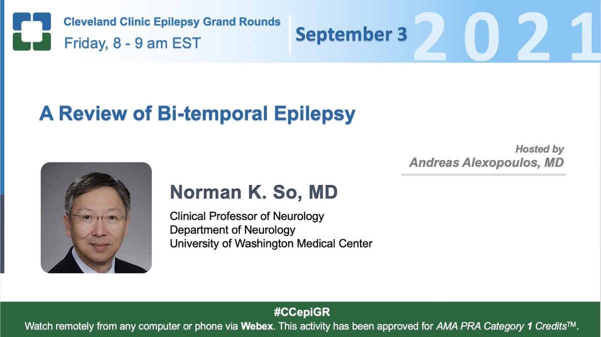 Super excited to invite back Dr So this Friday! Dr So used to direct our Epilepsy Grand Rounds for many years. Please join us to hear his “homecoming” lecture! protect-us.mimecast.com/s/eF33CQWmDrfk… #CCepiGR #epilepsysurgery <a href="/AMoosaMD/">Ahsan Moosa Naduvil, MD 🧠⚡️</a> <a href="/imadmnajm/">Imad Najm</a> <a href="/drjesfes/">Jessica Fesler MD, MEd</a> <a href="/LalDennis/">Dennis Lal</a> <a href="/VineetPuniaMD/">Vineet Punia</a> <a href="/balukrishnan/">Balu Krishnan</a>