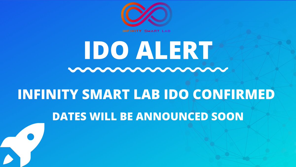 infinity_sl's tweet image. Most Awaited IDO Confirmed, INFINITY SMART LAB IDO CONFIRMED🥳🥳
DATES WILL BE ANNOUNCED SOON.
STAY TUNEDD WITH US!!!!
