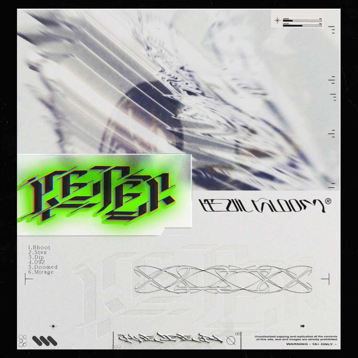 【New Release】
2021.9.8（Wed）に我々の1st Mini Album"Keter"をリリースします。

-Track List-
1.Bhoot
2.Stun
3.Dip
4.092
5.Doomed
6.Mirage

Mix Mastered by Tsubasa Ishibashi at Geranium Studios <a href="/Tsubasa_PD/">Tsubasa/Paledusk</a> 
Artwork by @wakuwakusanaha1