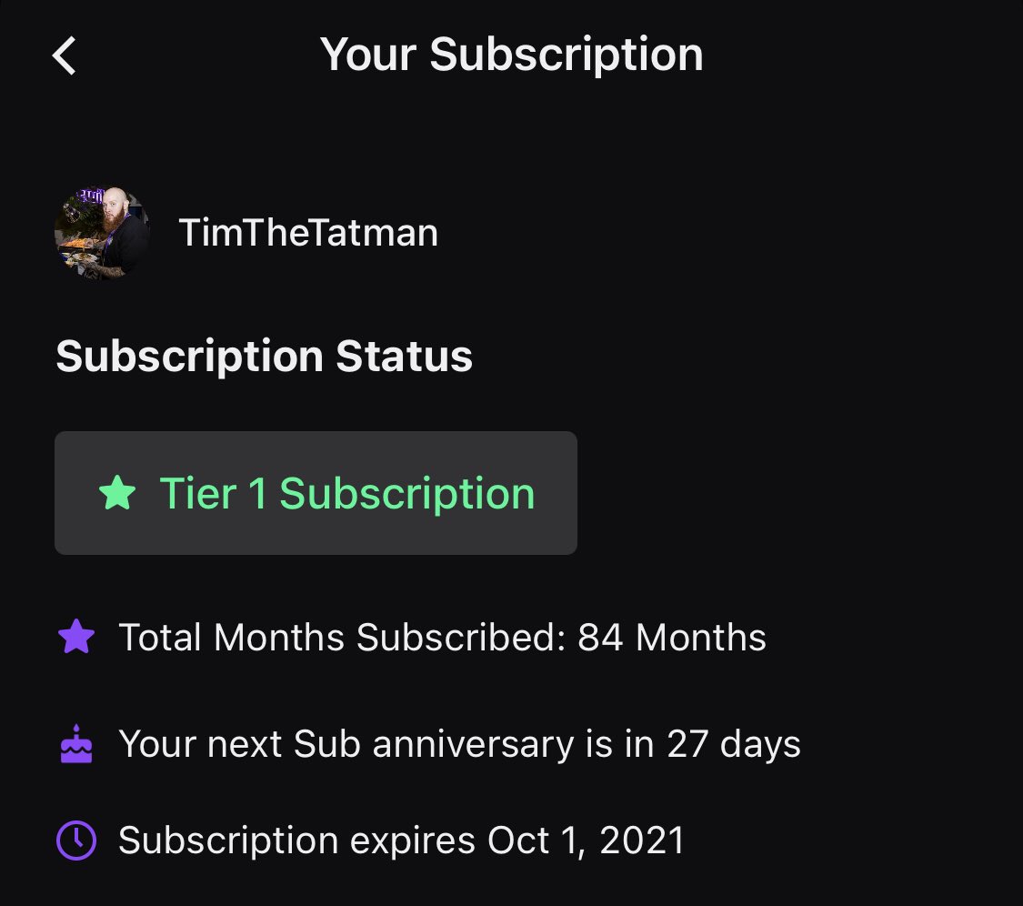 quick_beats's tweet photo. Well looks like I’ll need someone new to sub to on twitch now that @timthetatman is leaving take it easy I enjoyed the ride https://t.co/rLTpYC8nPm
