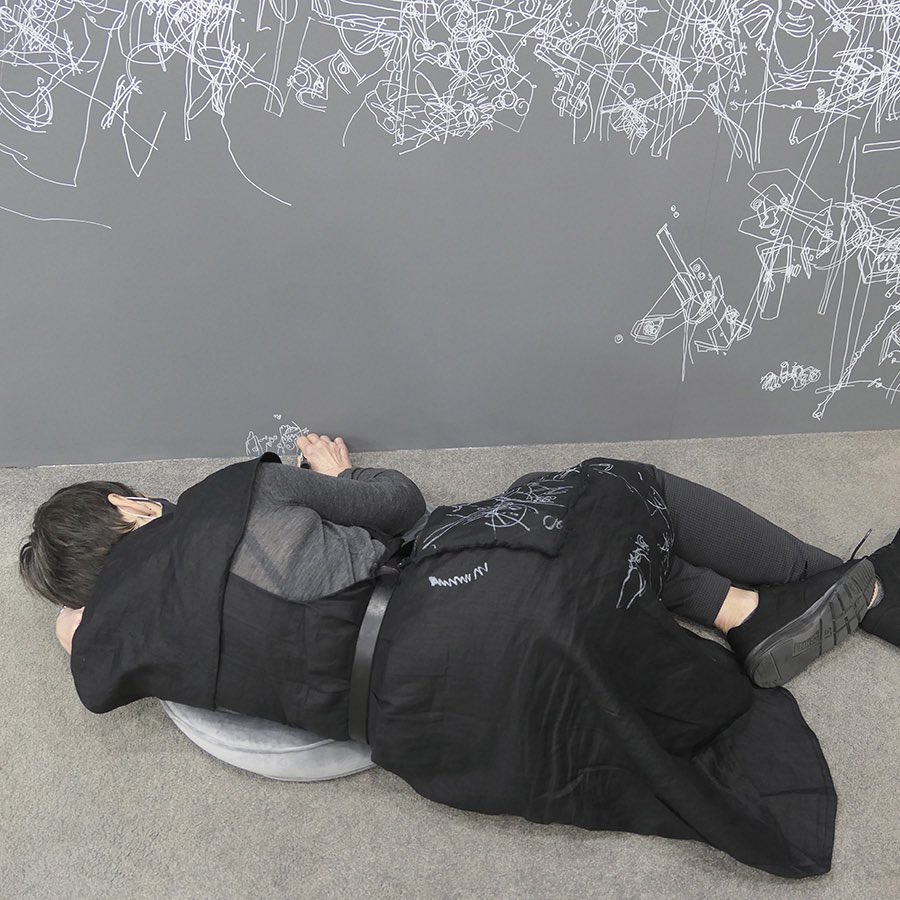 Gosiaispresent's tweet photo. Here we are - this is it - the drawing project at the Melbourne Royal Arcade has officially changed status from ‘in waiting’ to ‘dormant’ maybe till 23rd September maybe beyond…… https://t.co/qwQqbNEURU