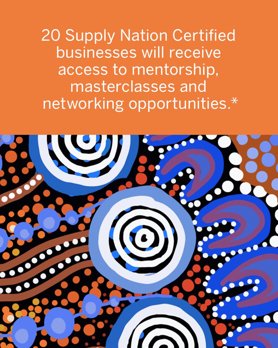 AmexAU's tweet photo. We've partnered with @rarebirdshq to launch the First Nations Business Growth Program. Applications are now open and close 24 Sept 2021. Apply now: https://t.co/1cWHt9Q6P6.

Artwork by Kristie Peters. *T&amp;Cs apply. https://t.co/vpNm3uBI8Q