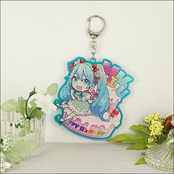 初音ミクバースデー アクリルキーホルダー illustration by 羊野 ☆発売中☆ 【初音ミクBP2021】アクリルキーホルダー ＜羊野 ver