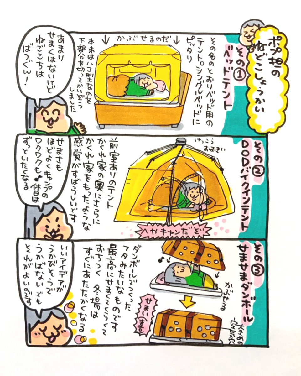 【ポップ担当日記】
ポプ担のおうちには寝床が全部で3つあるので今日はそれを紹介します。夜中にふと目が覚めて別の寝床に移動するというのも日常です♪
