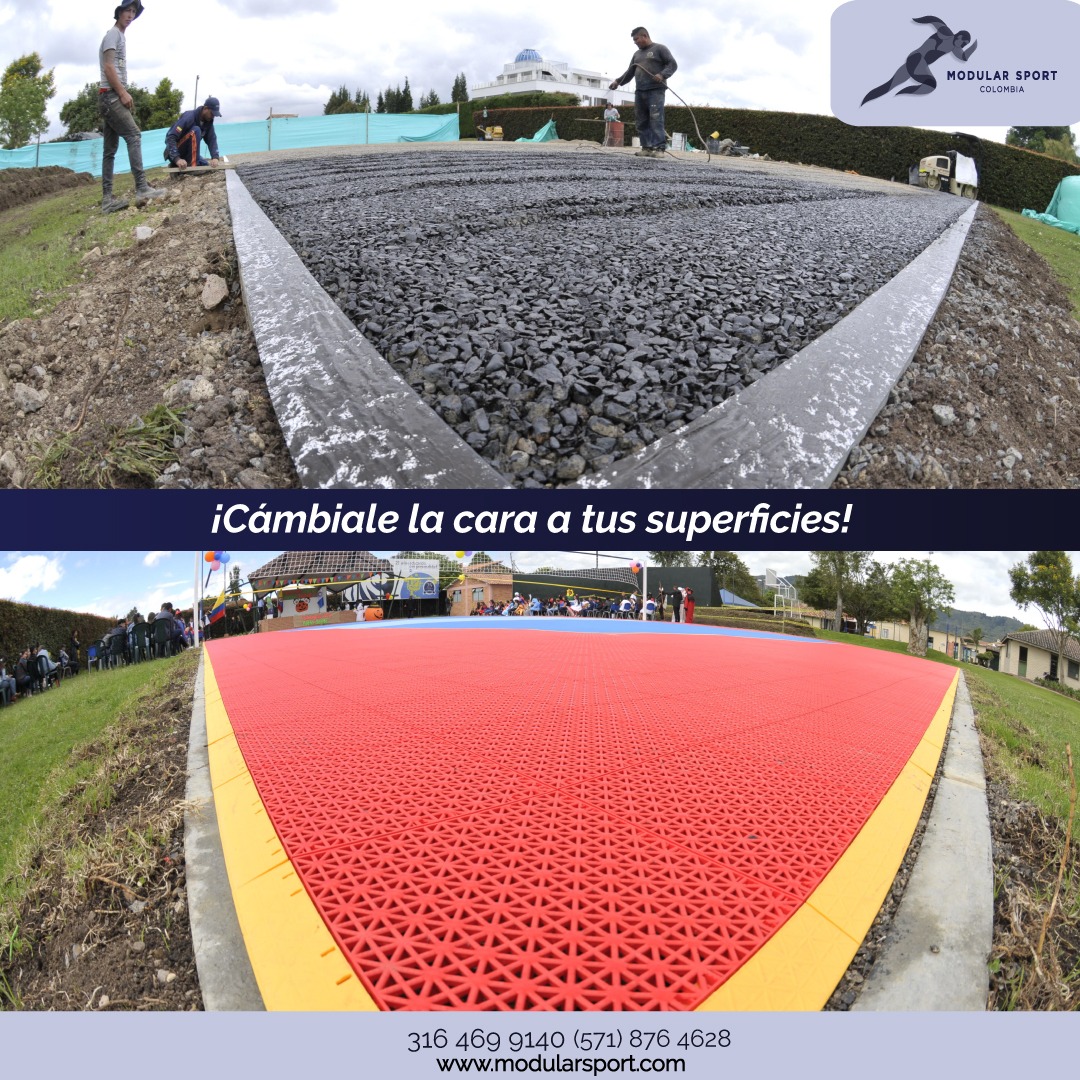 ModularSportCol's tweet image. Transformamos tus superficies 🔃 ¡Contáctanos! #modularsport