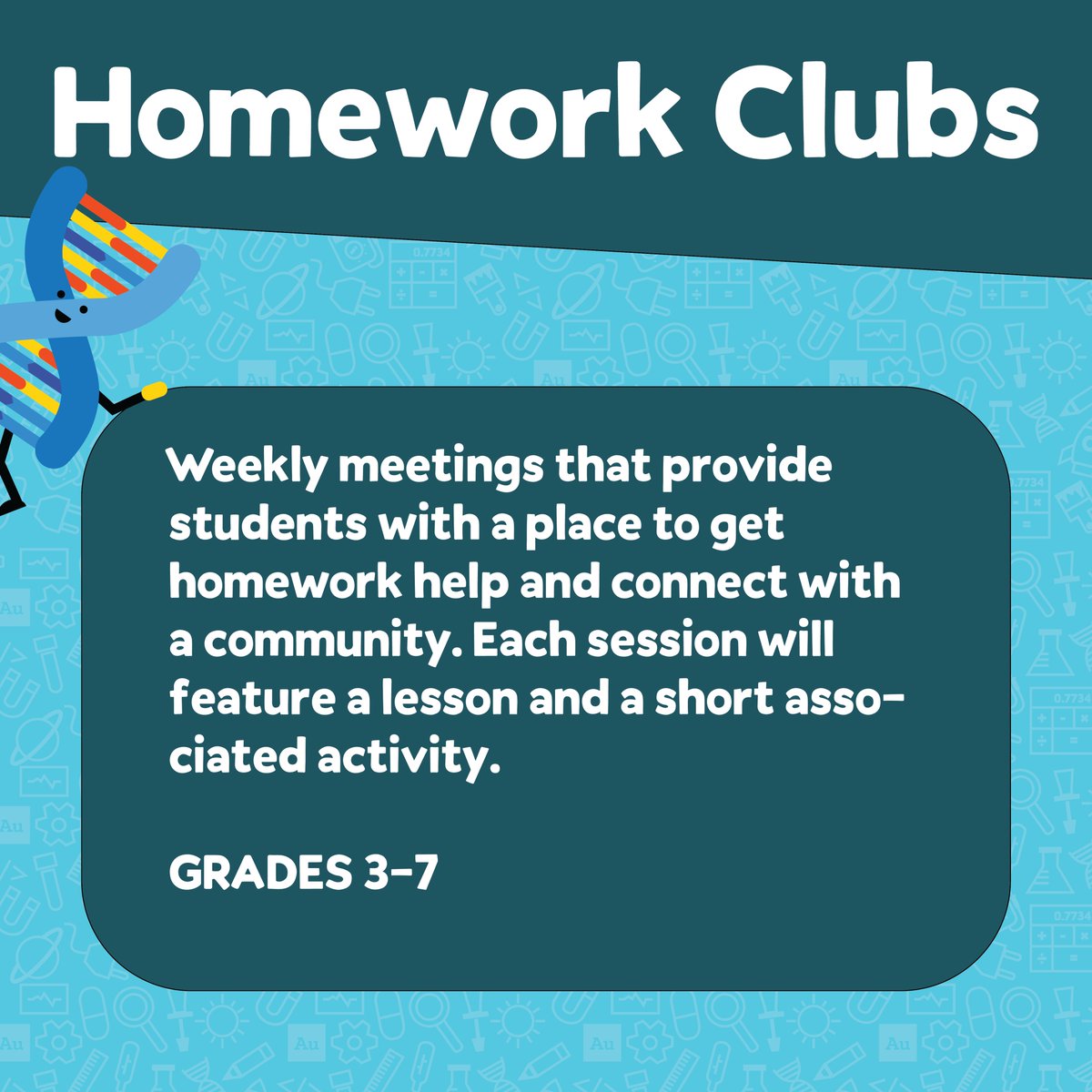 Clubs are back! 

This fall Geering Up is offering a range of in-person and online STEM clubs packed with fun. Check out geeringup.ca/clubs to learn more and save your spot!