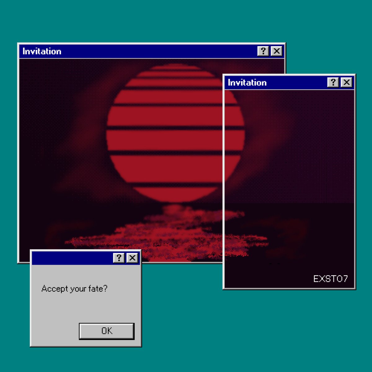 exsto7's tweet photo. ~Invitation~

500x500px pixelart in vaporwave style.

CRT effect created using the tool below:
https://t.co/sZ9YKYxwli

#pixelart #digitalart #vaporwave #aseprite https://t.co/SK4dlIE13Y