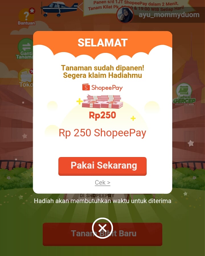 mulyaheart's tweet photo. Belum nyerah, selama periode #TanamShopeePay30M masih ada. @ShopeeID @shopeegames_ID https://t.co/MgaXiUMyEd