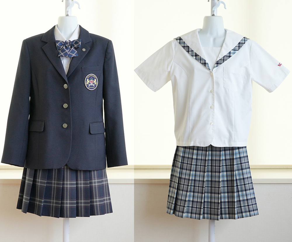 通信制 わせがく高校 [現行制服セット サイズ160A] 冬服夏服 校章 