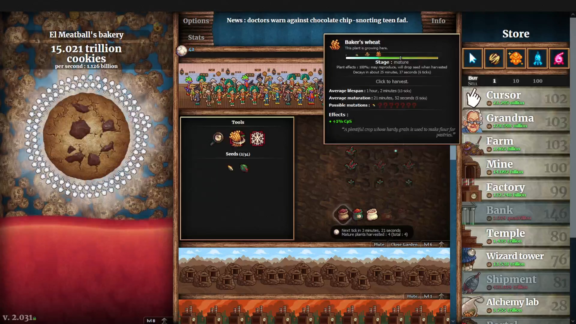 Cookie Clicker: Beta 2.026 - Bank Minigame, New Upgrade Tier, Dragon  Petting & More! 