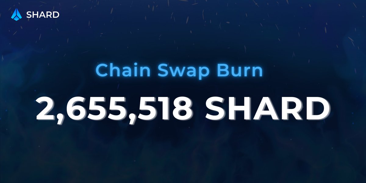 HorpelKrufkin's tweet photo. Did you know that @shardcoin just officially completed its chain swap and ended up burning nearly 15% of the circulation supply? https://t.co/OkyVIIiTbV #InfinityShots https://t.co/gDOUlj8Ciy