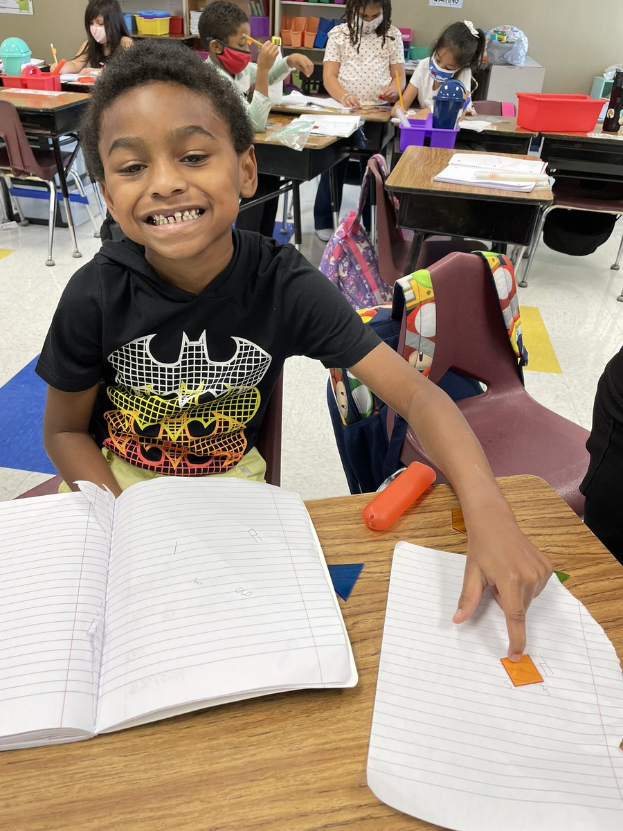 MrsAlcoces's tweet photo. Power Polygons time! Students explored various polygons and used our anchor chart as a tool to identify the name of each one based on its attributes. They also discovered composing other shapes! Great job, Mathematicians! #CSERoadrunners https://t.co/zvMz5JqoZ8