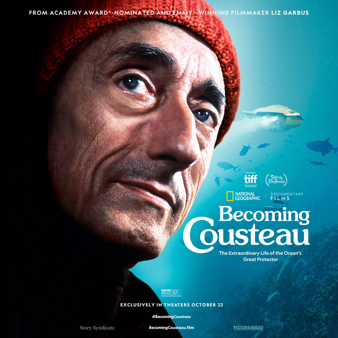 BECOMING COUSTEAU doc trailer, directed by <a href="/lizgarbus/">Liz Garbus</a> &amp; produced by yours truly for <a href="/storysyndicate_/">Story Syndicate</a> and <a href="/natgeodocs/">National Geographic Documentary Films</a> coming to theaters Oct 22.  indiewire.com/2021/09/tellur…