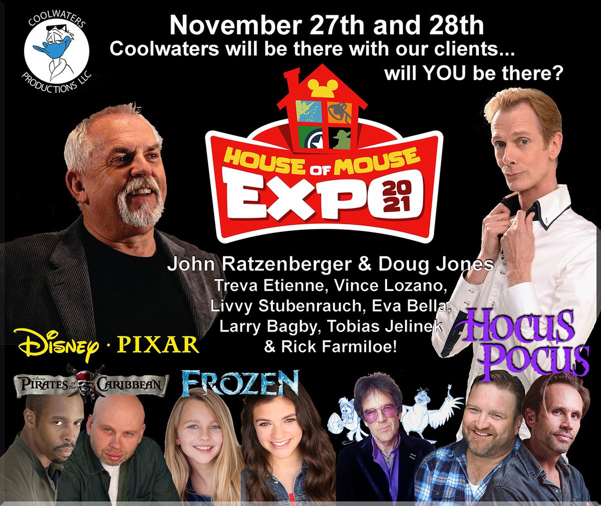 Calling all #Disney, #Pixar &amp; #HocusPocus fans! November is just around the corner! See you there! 🎫: houseofmouseexpo.com