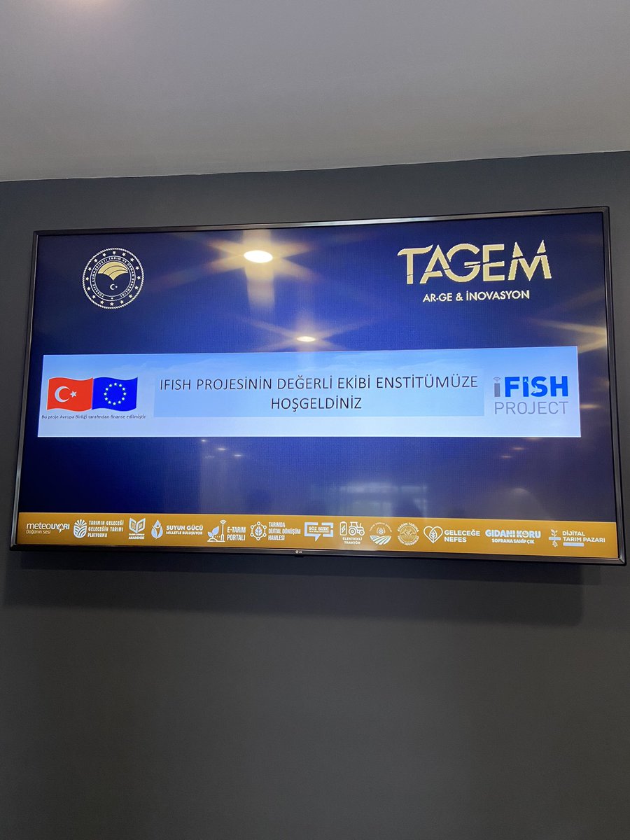 TAGEM Genel Müdür Yrd. Sayın Doç.Dr.İlhan Aydın’ın öncülüğünde Su Ürünleri Merkez Araştırma Enstitüsü’ne (SUMAE) IFISH projesi olarak ziyaret gerçekleştirilmiştir.