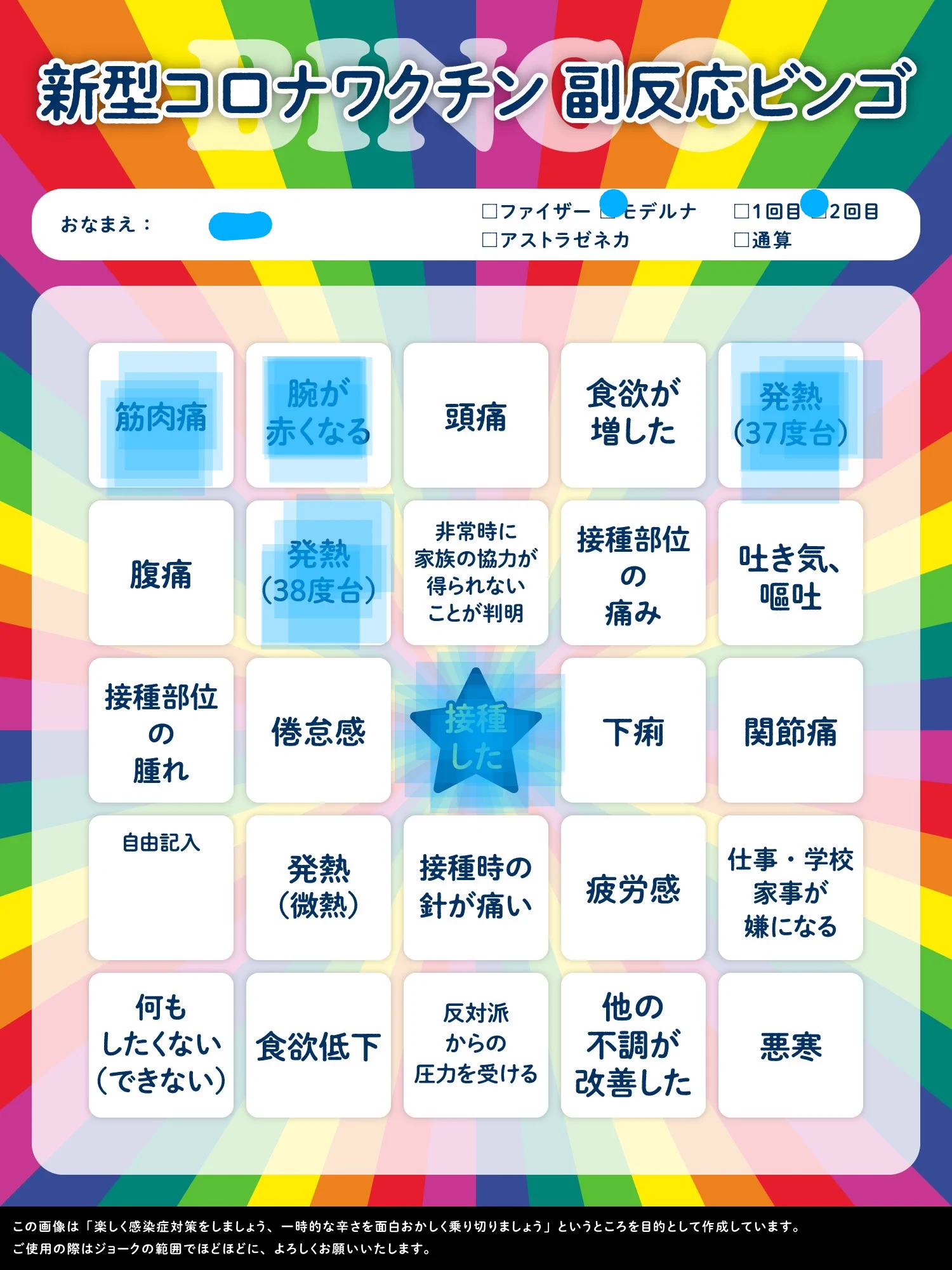 @sabao_0214 お邪魔します。
私はこんな感じです。熱は出るけど頭痛や寒気とか不快なのは何もなしで終わりました。 