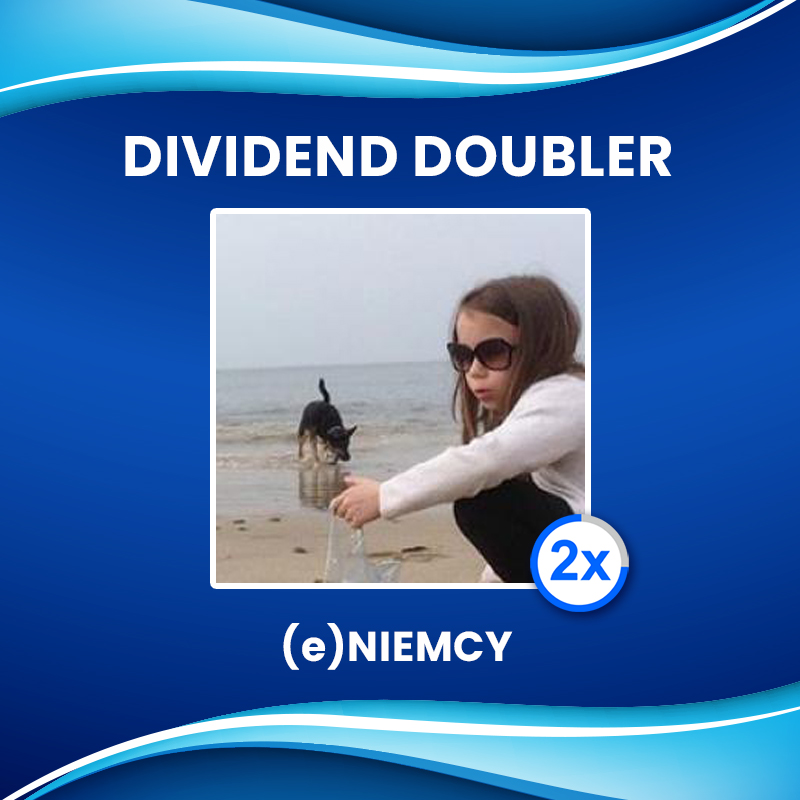 1st Sep 21 - FEATURED DIVIDEND DOUBLER: (e)NIEMCY

Invest in: empire.kred/NIEMCY

Twitter: <a href="/TeresaBaczyk/">Teresa Bączyk</a>

#2xDivs #DoubleDividends #EmpireKred #EK

******