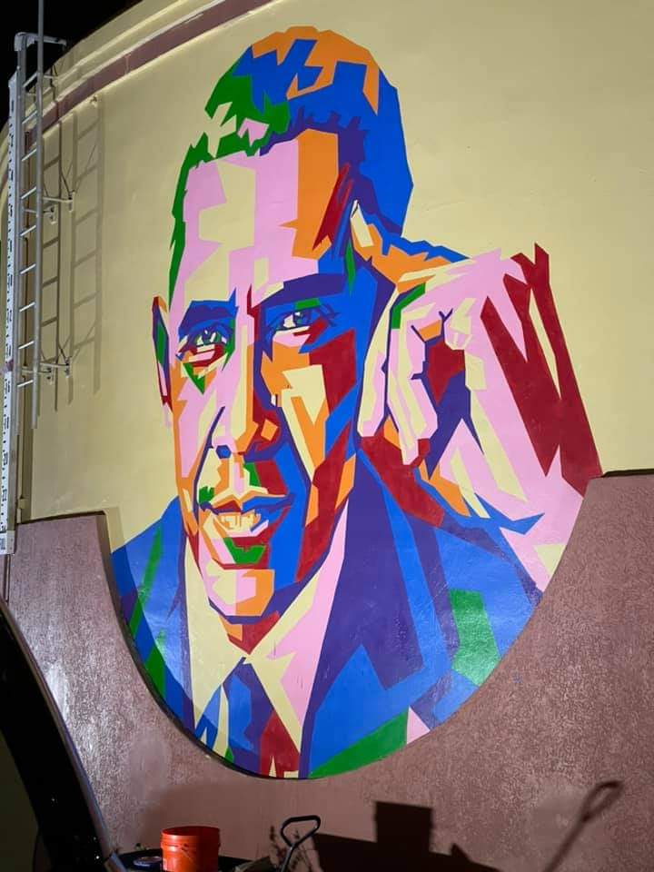 Magz_B's tweet photo. Look at this painting of #BarrackObama and #MichelleObama by Artist @HaroldCaudio 🔥🔥🔥 https://t.co/NBnYCwGAzz