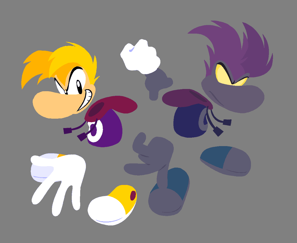 CaptainMolasses's tweet photo. I can think of a lot of great ways to celebrate #Rayman's birthday, but for some reason I drew this instead. https://t.co/tcS124FXTL